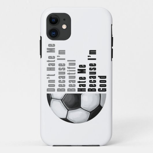 Im美しいIm良いサッカーボール Case-Mate iPhoneケース (裏面)