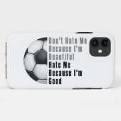 Im美しいIm良いサッカーボール Case-Mate iPhoneケース (裏面(横))