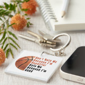 Im美しいIm良いバスケットボール キーホルダー (正面右)