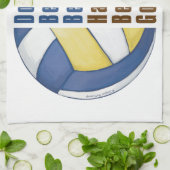 Im美しいIm良いバレーボール キッチンタオル (折り畳み)