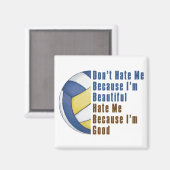 Im美しいIm良いバレーボール マグネット (正面/裏面)