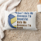 Im美しいIm良いバレーボール ランバークッション (ブランケット)