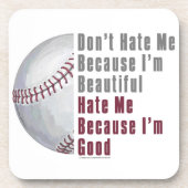 Im美しいIm良い野球 コースター (正面)