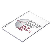 Im美しいIm良い野球 ノートブック (左側)