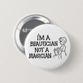 Im美容師ない手品師ボタン 缶バッジ (正面&裏面)