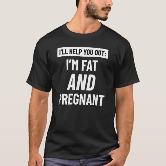 Im脂肪と妊娠 Tシャツ (正面)