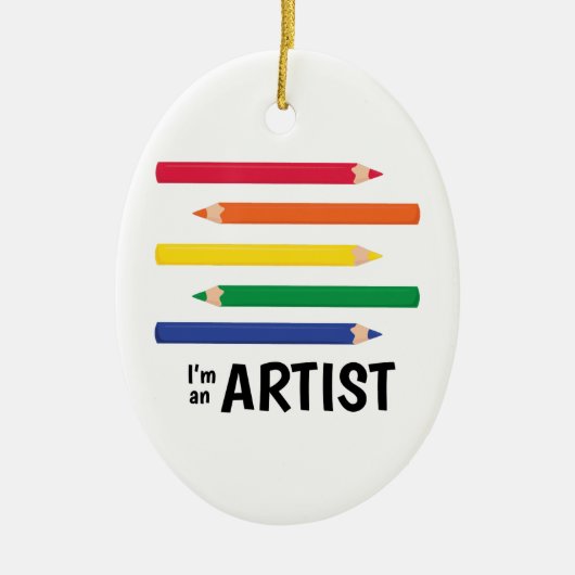 Im芸術家 セラミックオーナメント (正面)