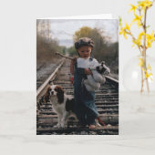 IM連続した遠くに カード (黄色い花)