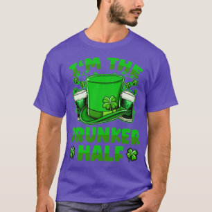 Im酔っぱらいハーフビール飲みSt patricks day2 Tシャツ