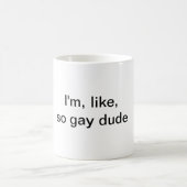 Im、のように、そう陽気な男のマグ コーヒーマグカップ (中央)