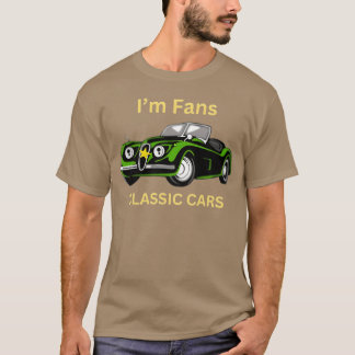 IM ファン クラシックカーTシャツ 女子 Tシャツ