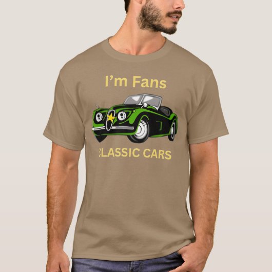 IM ファン クラシックカーTシャツ 女子 Tシャツ (正面)
