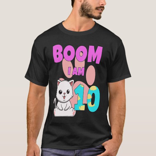 Im 10ネコをブーム tシャツ (正面)