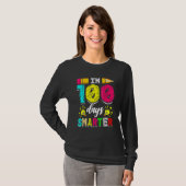 I'm 100 Days Smarter Student 100th School Day Chal Tシャツ (正面フル)
