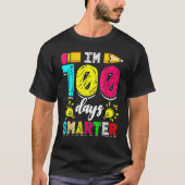 I'm 100 Days Smarter Student 100th School Day Chal Tシャツ (正面)