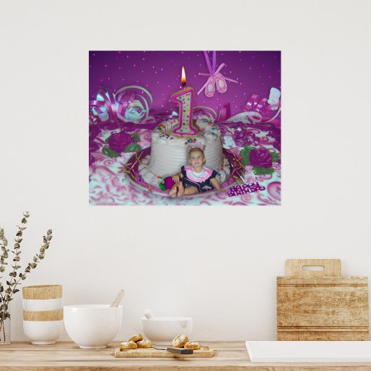 I'm 1 -プリント ポスター (キッチン)