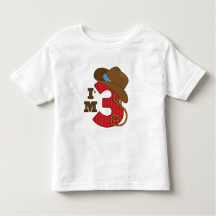 Im 3人のカウボーイの誕生日 トドラーTシャツ