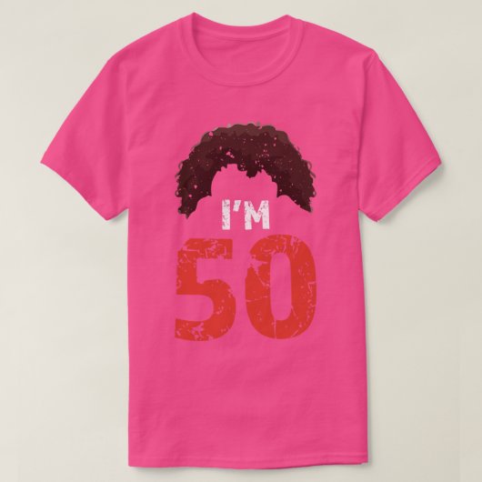 Im 50アイム50 tシャツ (デザイン正面)