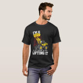 I'M 6 And Lifting It Construction Truck 6Th Tシャツ (正面フル)