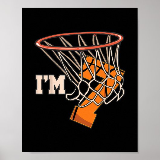 I'm 7 Sketll Theme Birthday Party Celebration 7th  ポスター (正面)