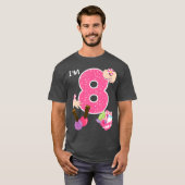 Im 8スパパーティー誕生日ガール爪、 ネイルポーランドメイクアップ tシャツ (正面フル)