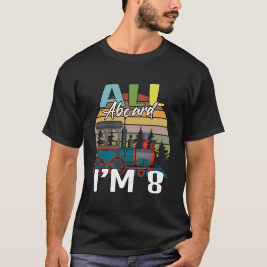 I'M 8歳の世界一周鉄道の旅 Tシャツ (正面)