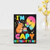 Im 9歳キャピー誕生日へ私に9th誕生日Ca カード (黄色い花)
