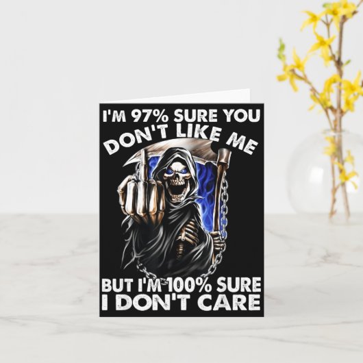 Im 97% Sure You Dont Like Me  カード (黄色い花)