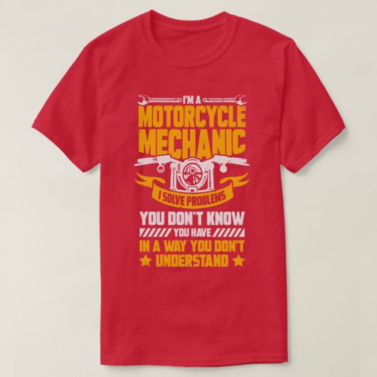 Im Aバイク整備士 Tシャツ (デザイン正面)