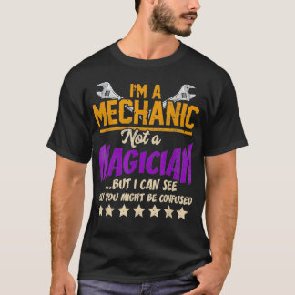 Im A整備士Not Aマジシャン引用文デザインfor Mech Tシャツ