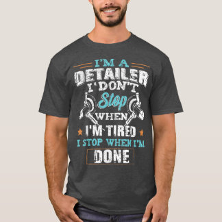 Im A詳細おもしろいプロフェッショナル自動車の詳細 Tシャツ