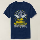 Im A認可Ham無線操作者アンテナHam無線 Tシャツ (デザイン正面)