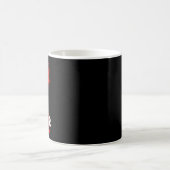 Im A遺族ハート病認識度赤いリボンM コーヒーマグカップ (中央)