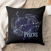 Im A魚座〔占星術の〕十二宮図.トレンディー魚座〔占星術の〕十二宮図標識 クッション (ブランケット)
