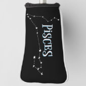 Im A魚座〔占星術の〕十二宮図.トレンディー魚座〔占星術の〕十二宮図標識 ゴルフヘッドカバー (回転90)