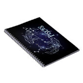 Im A魚座〔占星術の〕十二宮図.トレンディー魚座〔占星術の〕十二宮図標識 ノートブック (右側)