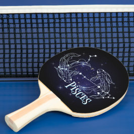 Im A魚座〔占星術の〕十二宮図.トレンディー魚座〔占星術の〕十二宮図標識 卓球ラケット