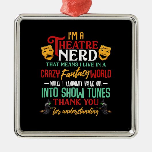 Im A Atreおたくオンステージキャクターラバーズ女優 メタルオーナメント (正面)