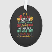 Im A Atreおたくオンステージ俳優愛好家女優 オーナメント (正面)