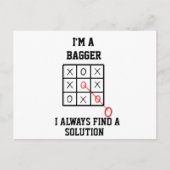 I'm A Bagger I Always Find A Solution ポストカード (正面)