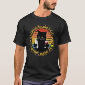 Im A Bartender And A Cat - Black Cat Bartender Tシャツ (正面)
