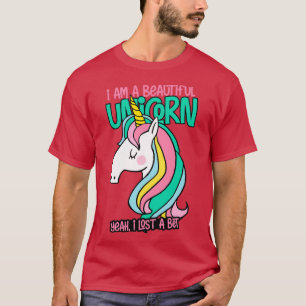 Im a Beautiful Unicorn Yeah 失った A Bet おもしろい Los Tシャツ