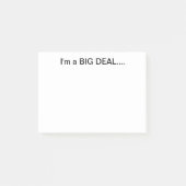 I'm a Big Deal Post It Note ポストイット (正面)
