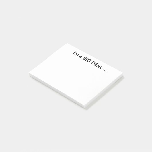 I'm a Big Deal Post It Note ポストイット (アングル)