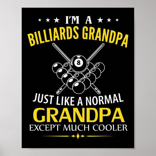 Im A Billiards Grandpa Like A Normal - Just Much C ポスター (正面)