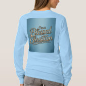I'm A Blessed Christian Blue T-Shirt Tシャツ (裏面)