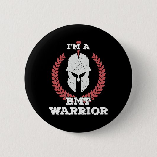 Im A Bmt Warrior骨髄移植認識度 缶バッジ (正面)