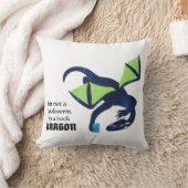 I'm a book dragon クッション (ブランケット)