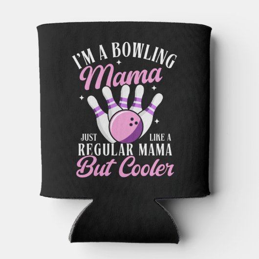I'm a Bowling Mama, Fun Bowling Mom 缶クーラー (裏面)