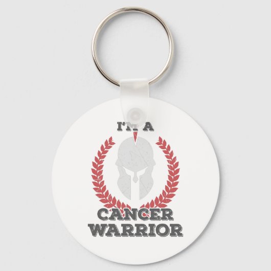 I'm a Cancer Warrior Cancer認識度ギフト キーホルダー (正面)
